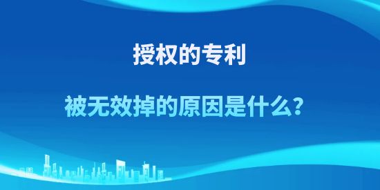 授權的專利被無效掉的原因是什么？